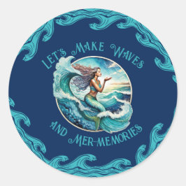 波に乗る：Mer-Memories Await! ラウンドシール