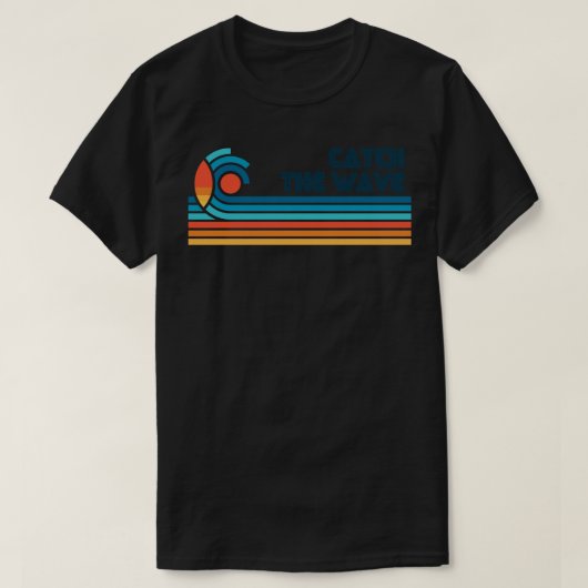 波に乗る Tシャツ (デザイン正面)