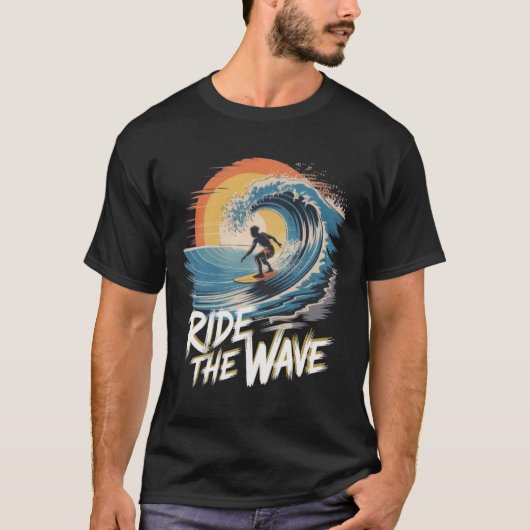 波に乗る Tシャツ (正面)