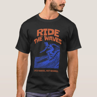 波に乗る Tシャツ