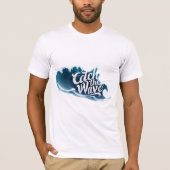 波に乗る Tシャツ (正面)
