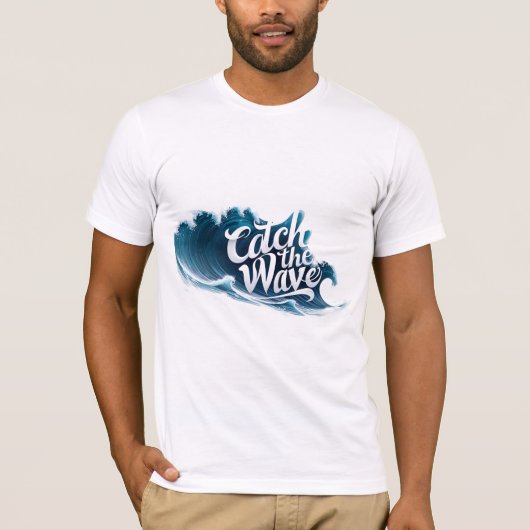 波に乗る Tシャツ (正面)