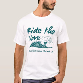 波に乗れ サーフ デザイン Tシャツ