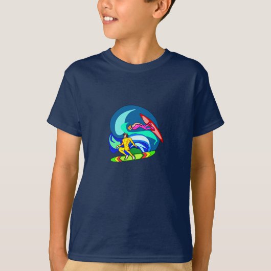 波に乗れ - Tシャツ (正面)