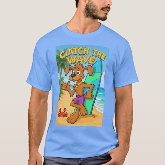 波に乗れ Tシャツ (正面)