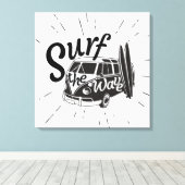 波に打ち寄せる キャンバスプリント (インサイチュ (ウッドフロア))