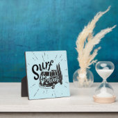 波に打ち寄せる フォトプラーク (インサイチュ)