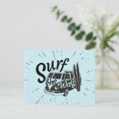 波に打ち寄せる ポストカード (スタンド正面)