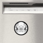 波に月の兎 マグネット (インサイチュ (食洗機))