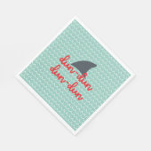 波のあるシャークフィンナプキン| ダンダンダンダン スタンダードランチョンナプキン (角)