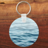 波のある青い水 キーホルダー (正面)