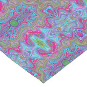 波のような空数々の色のパタトリップ（幻覚体験）のようなーン ロングテーブルランナー (コーナー)