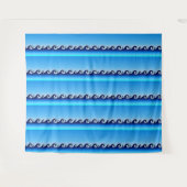 波のエキストララージタペストリー 88" x 104" タペストリー (正面(横))