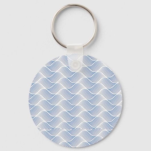波のカスタマイズ可能キーチェーン キーホルダー (裏面)