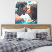 波のキス キャンバスプリント (インサイチュ (寝室))