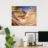 波のクラシックビュー ポスター (ホームオフィス)