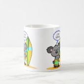 波のコアラのマグ コーヒーマグカップ (中央)