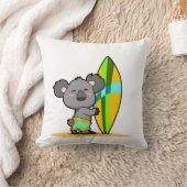 波のコアラの枕 クッション (ブランケット)