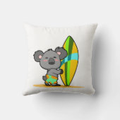 波のコアラの枕 クッション (裏面)