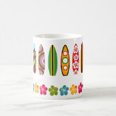 波のコレクション コーヒーマグカップ (中央)