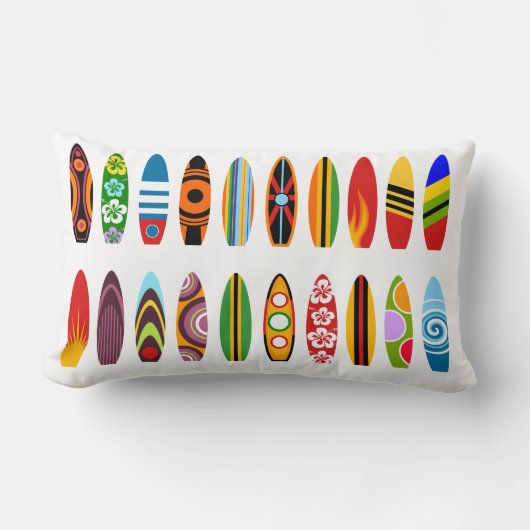 波のコレクション ランバークッション (正面)