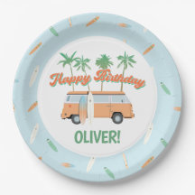 波のサーフのアップエイジハッピーバースデー