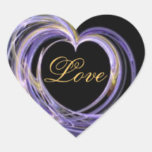 波のスイープ愛の塗り潰しフラクタル・アート