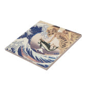 波のスケルトン素晴らしの幽霊 タイル (側面)