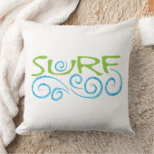 波のタイプ クッション (ブランケット)