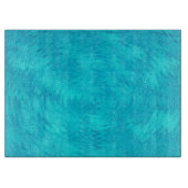 波のターコイズ カッティングボード (正面)