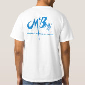 波のティー Tシャツ (裏面)