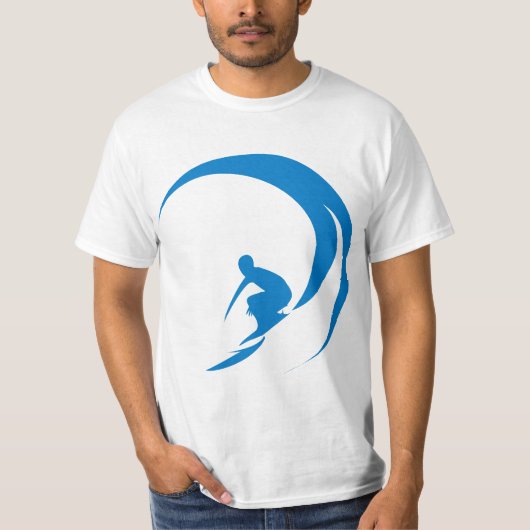 波のティー Tシャツ (正面)