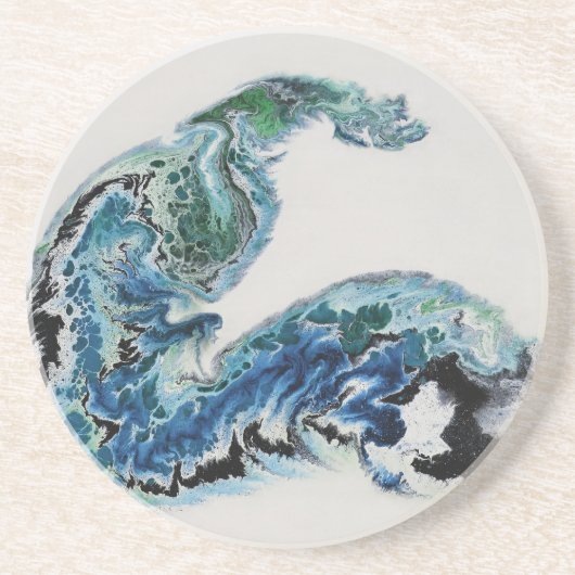 「波のドラゴン」～抽象的な海洋エネルギーの海岸～ コースター (正面)