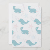 波のナールワーズ性別リビール招待状 招待状 (裏面)