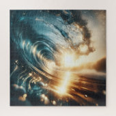 波のバレル ジグソーパズル (縦)