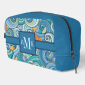 波のパターンの中の魚 ドップキット (右コーナー)