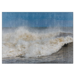 波のビーチの海岸の写真のまな板 カッティングボード