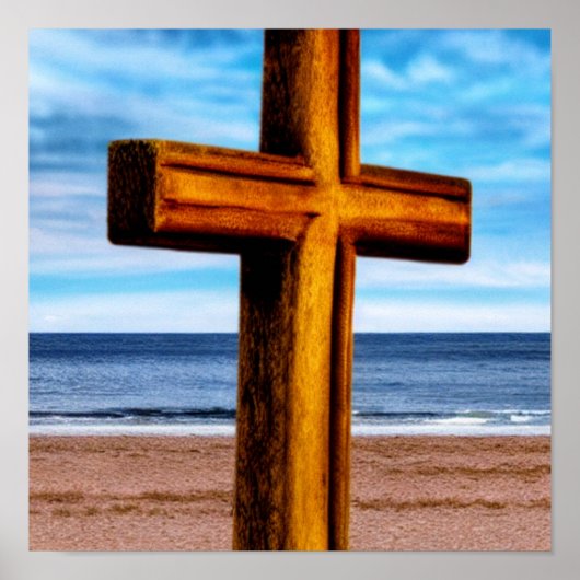 波のポスターで横断 ポスター (正面)