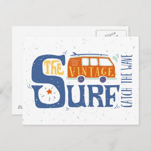 波のポスターを手に入れる ポストカード (正面/裏面)