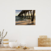 波のポスター ポスター (キッチン)