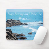 波のマウスパッドに乗って下さい マウスパッド (マウス)