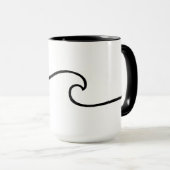 波のマグ マグカップ (正面右)