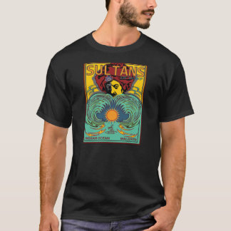 波のモルディブのインド洋のサルタン Tシャツ