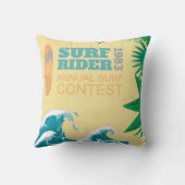波のライダーの波のコンテスト|1983 クッション (裏面)