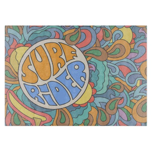 波のライダーパターン カッティングボード (正面)