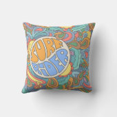 波のライダーパターン クッション (裏面)