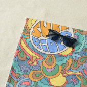 波のライダーパターン ビーチタオル (インサイチュ)