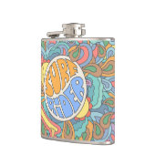 波のライダーパターン フラスク (左)