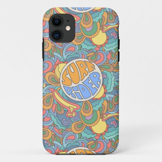波のライダーパターン Case-Mate iPhoneケース (裏面)