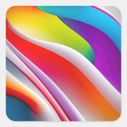 波のリズム スクエアシール (正面)